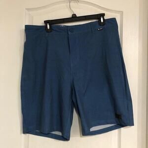 Maui and Sons Mens Blue Hybrid Board Shorts Speed Dry Stretch Size 36 RN82698
